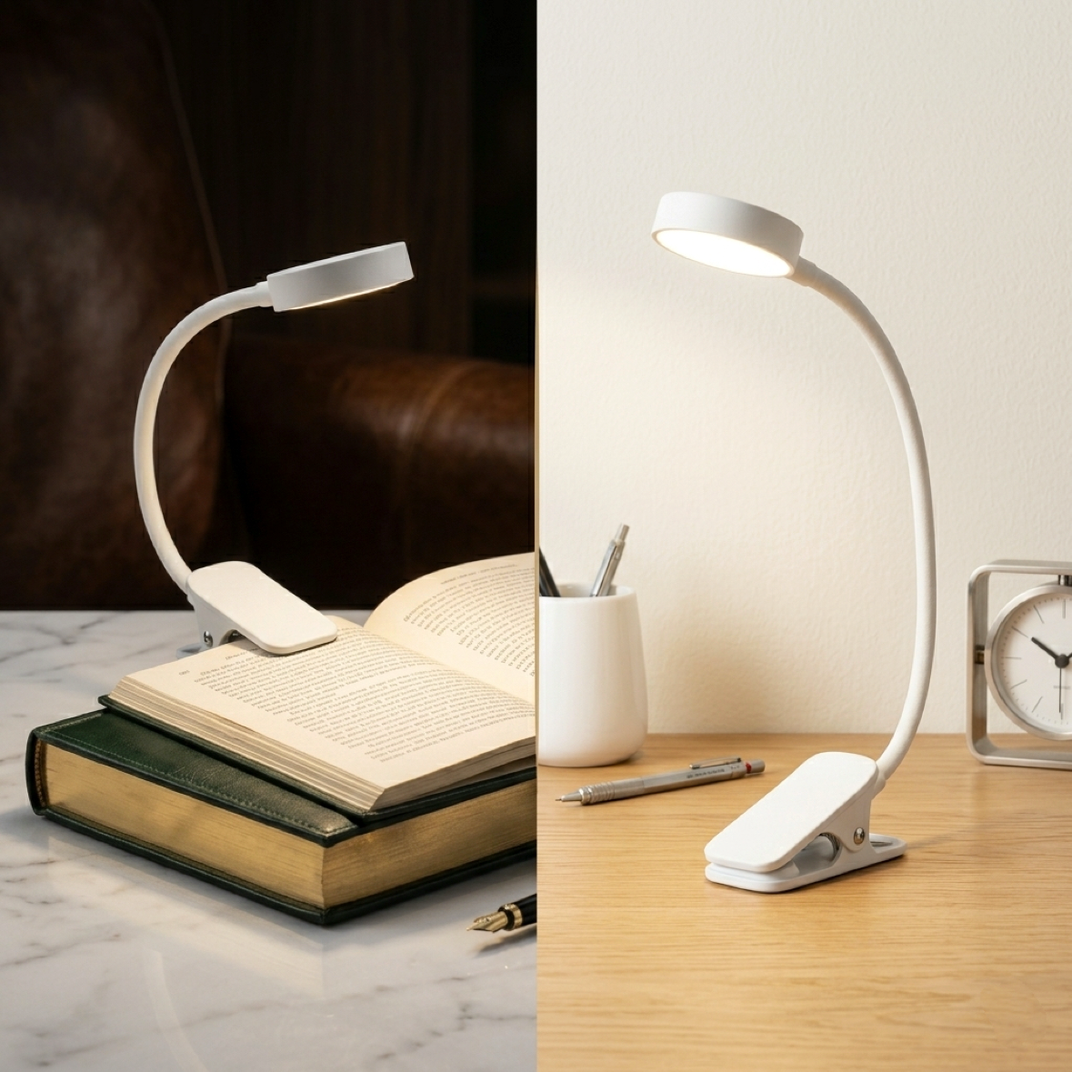 Glowify Klemm-Buchlampe
