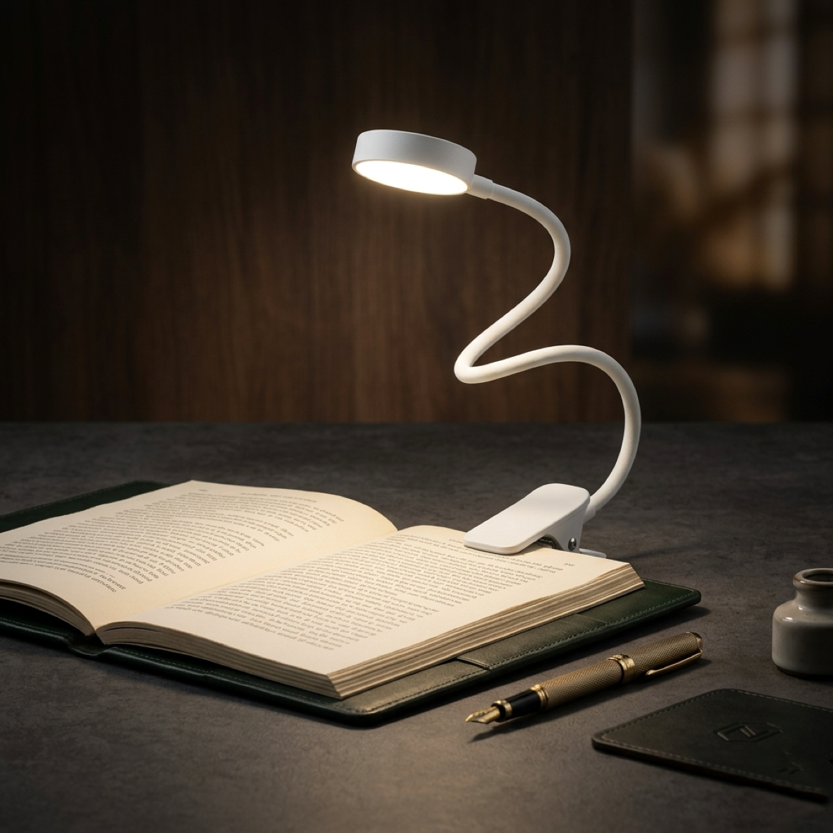 Glowify Klemm-Buchlampe